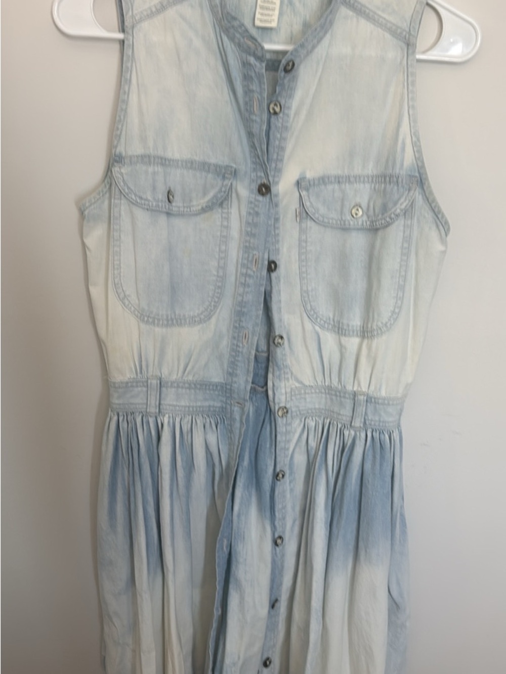 Levi's Light Blue Denim Mini Dress